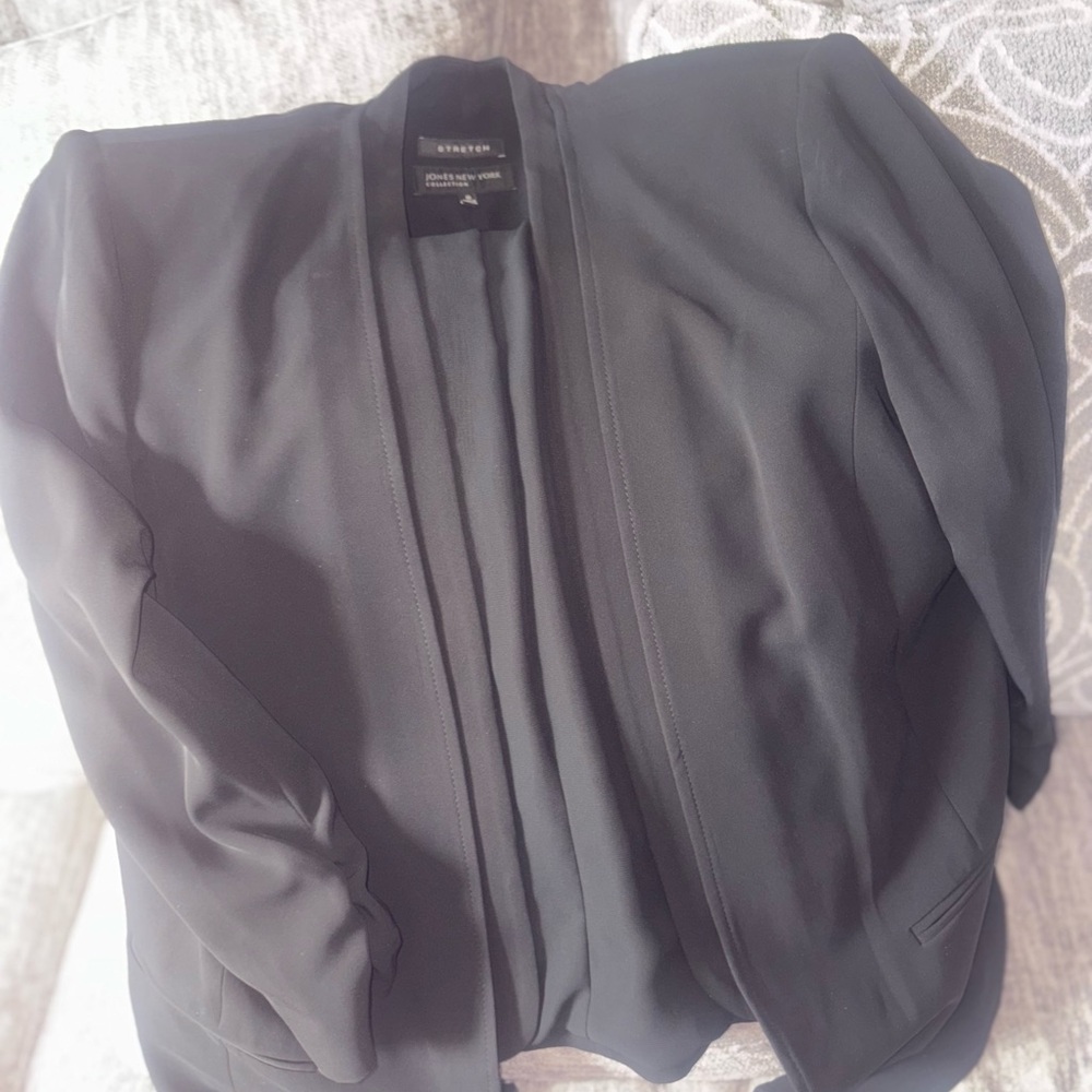 Jones New York Charcoal Stretch Blazer